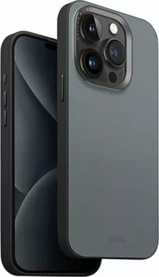 Mbështjellës Uniq Lyden DS për Apple iPhone 15 Pro Max, Magclick, plastik, blu-zi