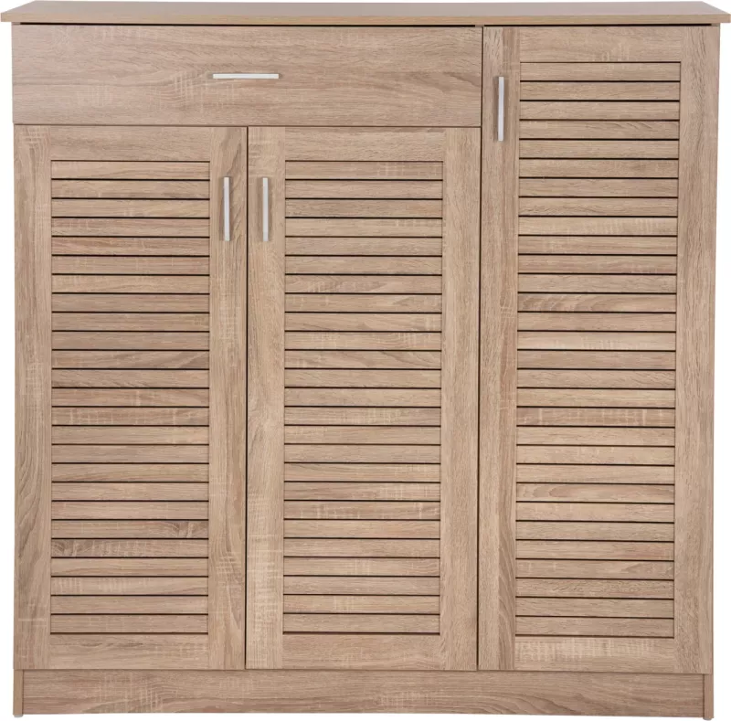 Dollap këpucësh PROBY FH9607.02 melaminë, ngjyrë sonoma, 120x37,5x121,5H cm