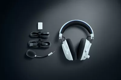 Kufje Razer BlackShark V3 Pro për PlayStation, wireless, e bardhë