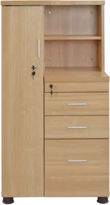 Dollap profesional për zyre, ngjyrë lisi, FH2052.01L, 60x46x120 cm