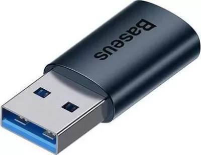 Adapter USB Baseus Ingenuity OTG, USB-A në USB-C, USB 3.1, ZJJQ000103, blu