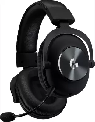 Kufje gaming me kabllo Logitech G Pro X, USB DAC, mikrofon Blue VO!CE i shkëputshëm, 50 mm, të zeza