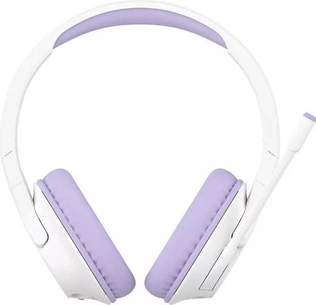 Kufje Belkin SOUNDFORM INSPIRE, wireless & me kabllo, 35 orë, mikrofon, për fëmijë, lavender/bardhë