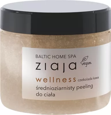 Scrub trupi për femra Ziaja Baltic Home Spa Wellness Medium-Grain Chocolate Coffee, 300ml