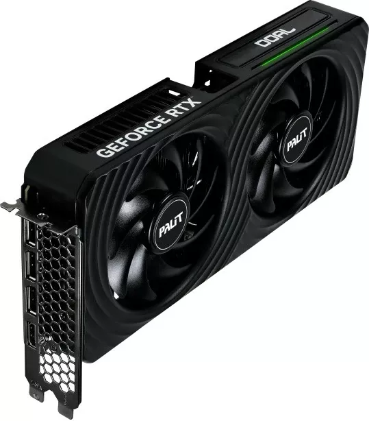 Kartelë grafike Palit RTX 5060 Dual OC 8GB GDDR7 e zezë