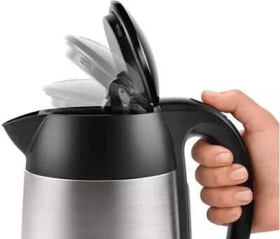 Vluese uji Bosch TWK3P420 1.7L, 2400W, e zezë, çelik inox 