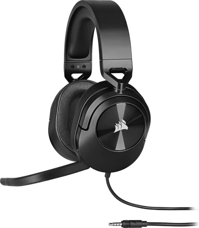 Kufje Corsair HS55 Stereo Carbon, për lojëra, të zeza