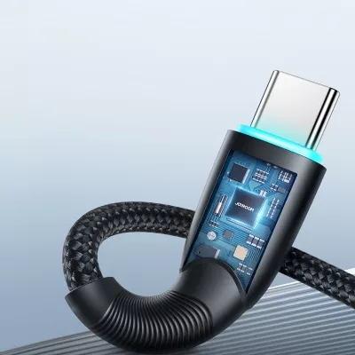 Kabllo Joyroom Starry Series SA32-AC3, USB-A në USB-C, 1m, 3A, e zezë