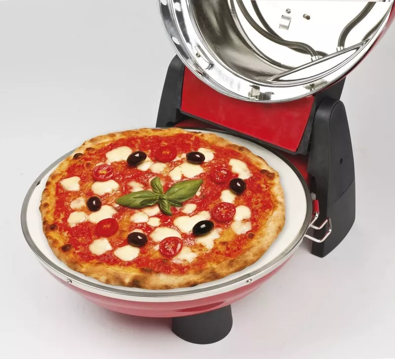 Furrë për Pica G3 Ferrari Pizzeria Snack Napoletana, 1 pica, 1200 W, E Zezë dhe E Kuqe