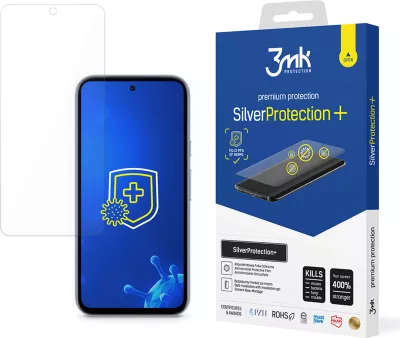 Film mbrojtës antibakterial 3mk SilverProtection+ për Google Pixel 8A 5G, Transparent