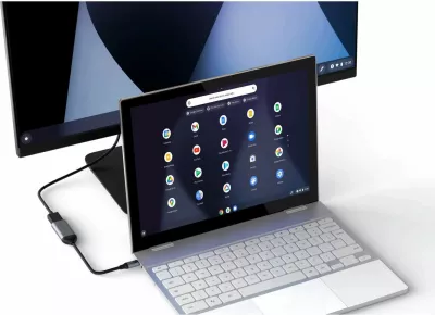Adapter USB-C në HDMI Targus Hyperdrive, 4K 60Hz, çelik inox