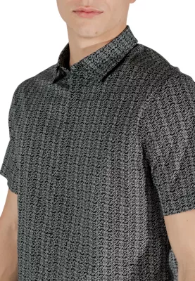 Maicë polo për meshkuj Armani Exchange XM000624 AF13184, e zezë [Madhësia: XS]