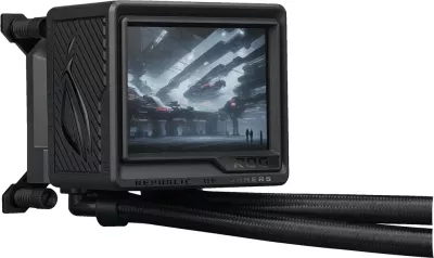 Kasë ftohje me ujë ASUS ROG Ryujin III 360 ARGB Extreme, 3x12 cm, Ekran LCD, Zezë