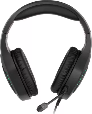 Kufje gaming Marvo H8360, me mikrofon, RGB, me kabllo, USB + 3.5mm, stereo, të zeza