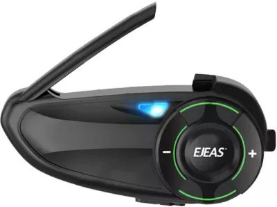 Interkom për motoçikletë EJEAS Q8, Bluetooth 5.1, IP67, i zi