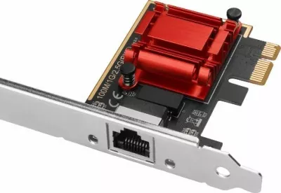 Kartë rrjeti PCIe Axagon PCEE-G25 2.5GbE 1xRJ-45 me bracket low-profile