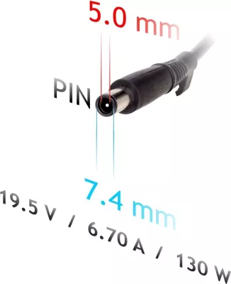 Karikues për laptop Akyga AK-ND-57, 130W, i zi