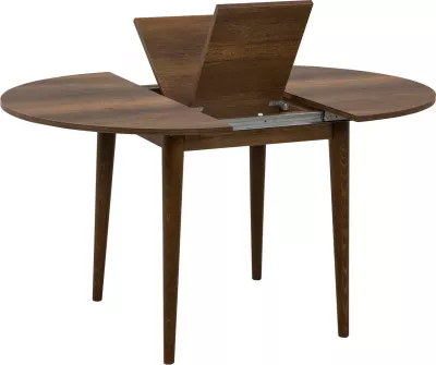 Set tavoline me karrige për ngrënie, zgjatues, 3 pjesë, Skye Decor Vina 0701, ngjyrë arre, gri