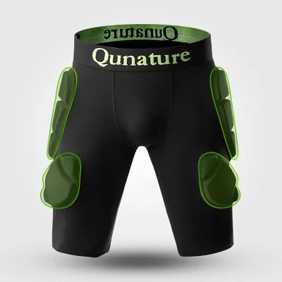 Shortse mbrojtëse ijeve Qunature Ski Advanced L, EVA, të zeza