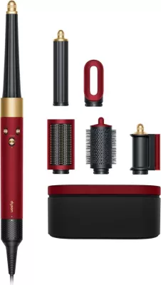 Multistajler flokësh Dyson Airwrap ID, 1300W, Red Velvet/Gold