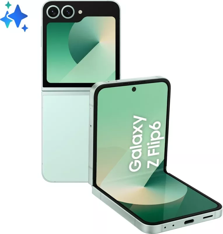 Celular Samsung Galaxy Z Flip6, 6.7", Android 14, 12 GB RAM, 256 GB, Mint