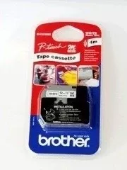 Kasetë etiketuese Brother MK231SBZ P-Touch, 12mm x 4m, e bardhë me të zezë