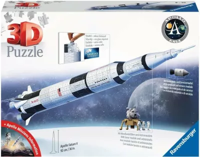 Puzzle 3D Ravensburger 11545, 440 copa, multingjyrësh
