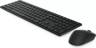 Tastierë dhe maus DELL KM5221W, Full-size (100%), Wireless, RF Wireless, QWERTZ, E zezë