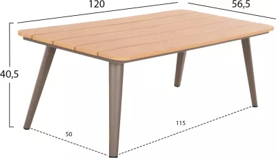 Set ulëse për kopsht MAERLY FH6140.03, bezhë