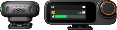Mikrofon pa tela DJI MIC 3, 1 dërgues + 1 pranues, Bluetooth, 8 orë, i zi