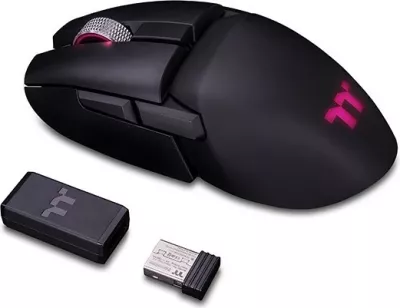 Maus gaming Thermaltake Argent M5 Wireless RGB, 16000 DPI, i zi