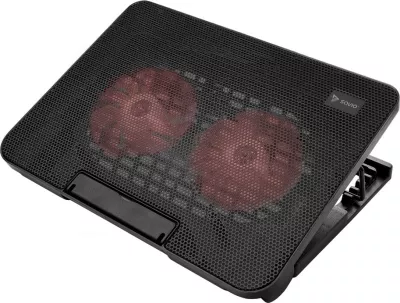 Pad ftohës laptopi Savio COS-02, 2 ventilatorë, i zi