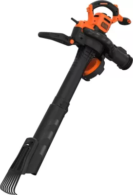 Fshesë me vakum dhe fryrës gjethe BLACK+DECKER BEBLV301-QS, 3000 W, portokalli
