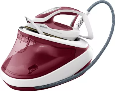Hekur me avull me presion të lartë Tefal GV9711E0 3000W 7.5 bar bardhë-kuqe