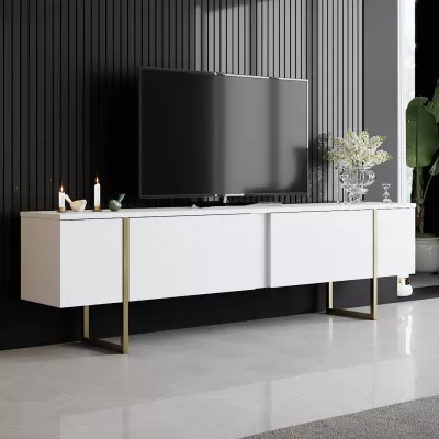 Set mobiljesh për dhomë dite, Luxe, e bardhë dhe ari