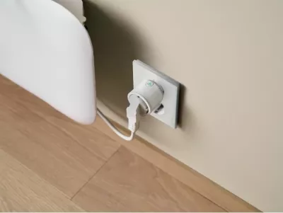 Prizë smart Wi‑Fi për ngrohës MILL MILLSMARTPLUG, 2300 W, sensor temperature & lagështie, Matter, e bardhë