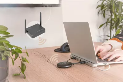 Transmetues HDMI pa tela Digitus DS-55317, 1920x1080, 50m, Wi-Fi, zi/gri