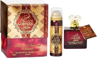 Ujë i parfumuar Ard al Zaafaran Shams Al Emarat Khususi unisex 100ml + deodorant spray 50ml