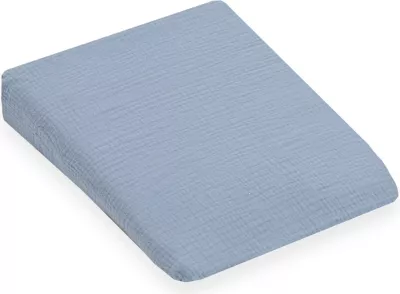 Këllëf për jastëk klinë karroce New Baby STANDARD 30x37 cm, muslinë pambuku 100%, blu