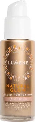 Fondatinë për femra Lumene Natural Glow Fluid Foundation SPF20 illuminating - smoothing 2 Medium, 30ml