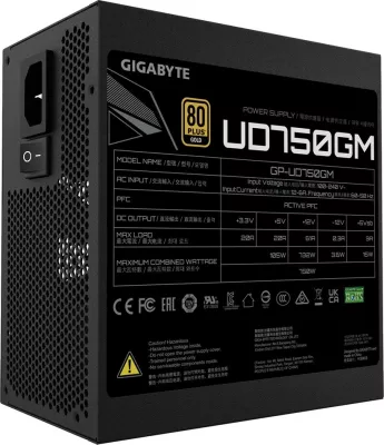 Furnizues energjie Gigabyte GP-UD750GM, 750W, 80 PLUS Gold, i zi