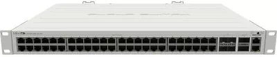 Switch MikroTik CRS354-48G-4S+2Q+RM, Managed, L2, Gigabit Ethernet, Rack mounting