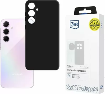 Mbështjellës 3MK Matt Case Pro për Samsung Galaxy A56 5G, i zi