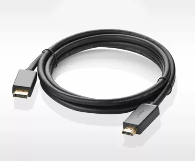 Kabllo Ugreen DisplayPort në HDMI, 2m, 4K, e zezë (DP101 10202)