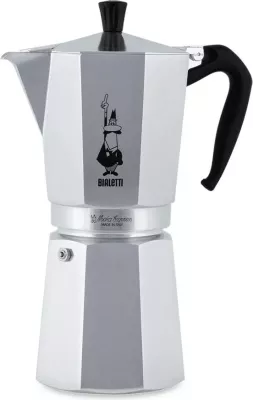 Aparat kafeje BIALETTI MOKA EXPRESS 18TZ, 900 ml argjendtë