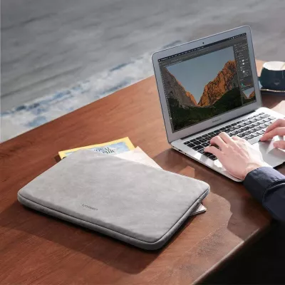 Çantë laptopi Ugreen 60985 13" me dorezë dhe rrip supi, gri