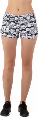 Shorce femrash sportive Colour Pleasure CP-020 137, XS-S, zi e bardhë