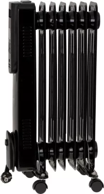 Ngrohës elektrik me vaj Adler, 7 elemente, 1500 W, i zi
