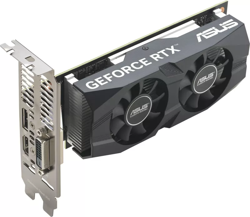 Kartelë grafike ASUS GeForce RTX 3050 LP BRK OC Edition, 6 GB, GDDR6, PCI Express 4.0, e zezë