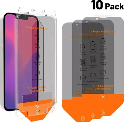 Xham privatësie 4smarts Second Glass Service Kit për iPhone 16e (10 copë)